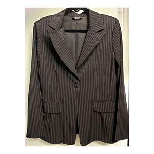 Unlined Single-Button Light Suit Blazer Jacket